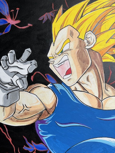 VEGETA - Tableau acrylique & Posca